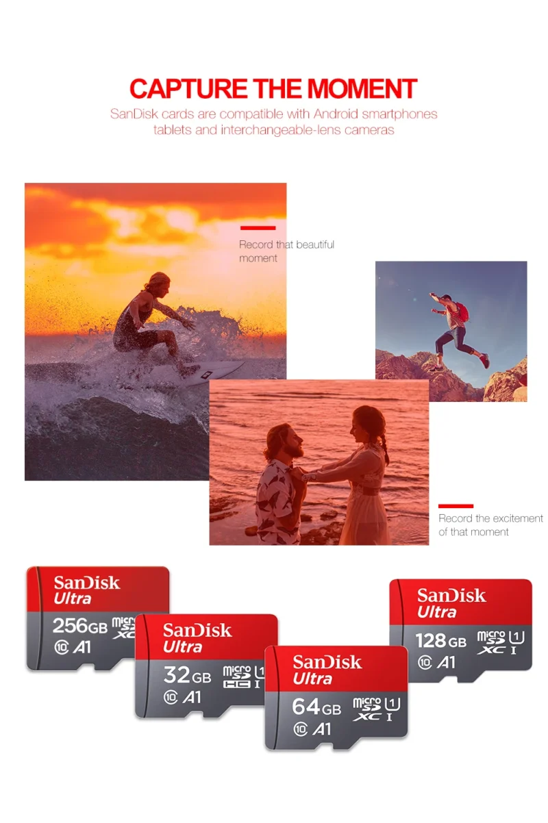 Ultra MicroSD Card 128GB - 512GB | High-Speed Class 10 Memory for Phones, Cameras & Tablets
