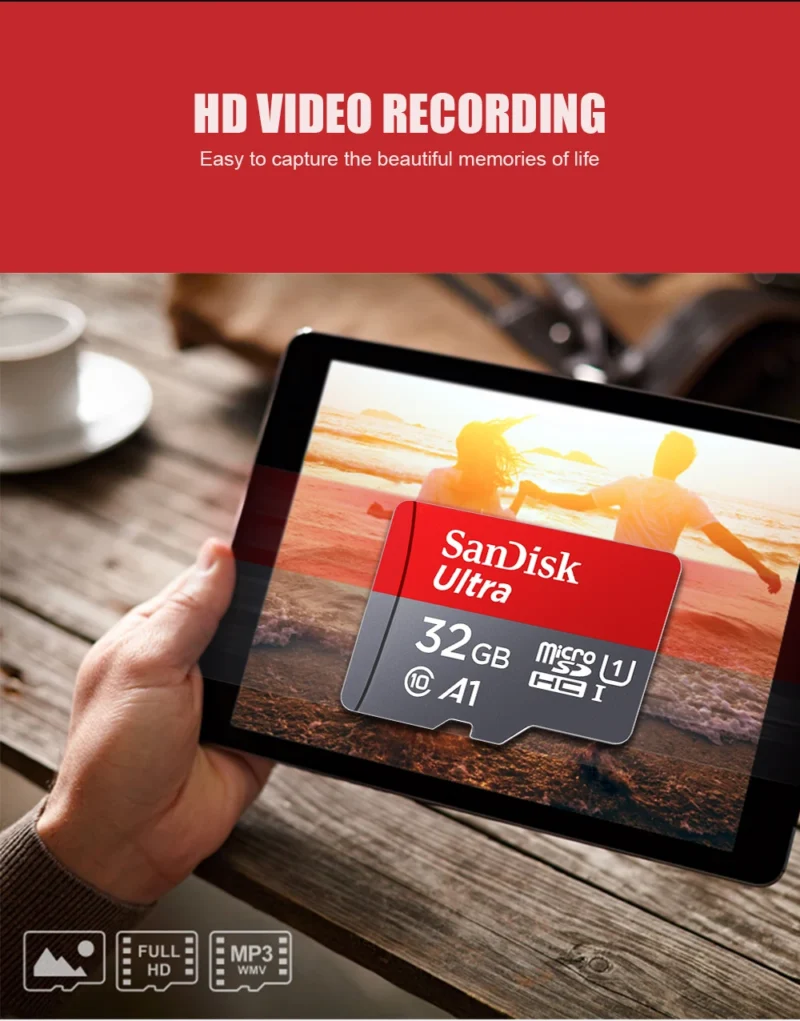 Ultra MicroSD Card 128GB - 512GB | High-Speed Class 10 Memory for Phones, Cameras & Tablets