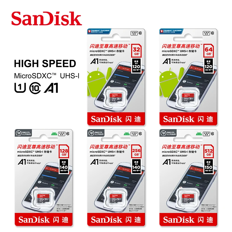 Ultra MicroSD Card 128GB - 512GB | High-Speed Class 10 Memory for Phones, Cameras & Tablets