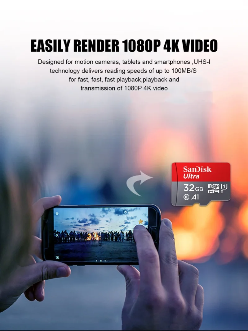 Ultra MicroSD Card 128GB - 512GB | High-Speed Class 10 Memory for Phones, Cameras & Tablets