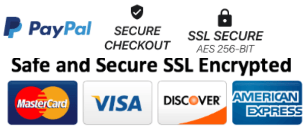 Secure Payments - Visa, Mastercard, PayPal, SSL